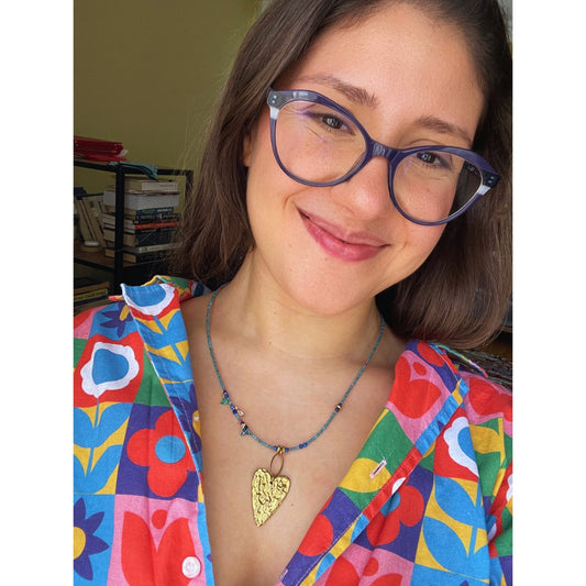 4AM Blues | Apatite & Lapis Lazuli Necklace with Melting Heart Charm