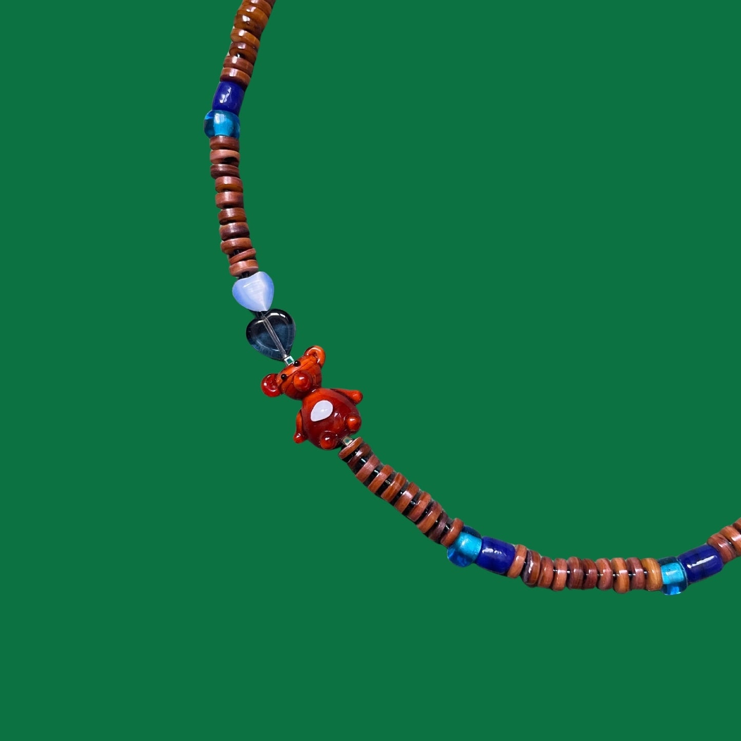 90s Kid | Oyuncak Ayı Figürlü Sedef Kolye