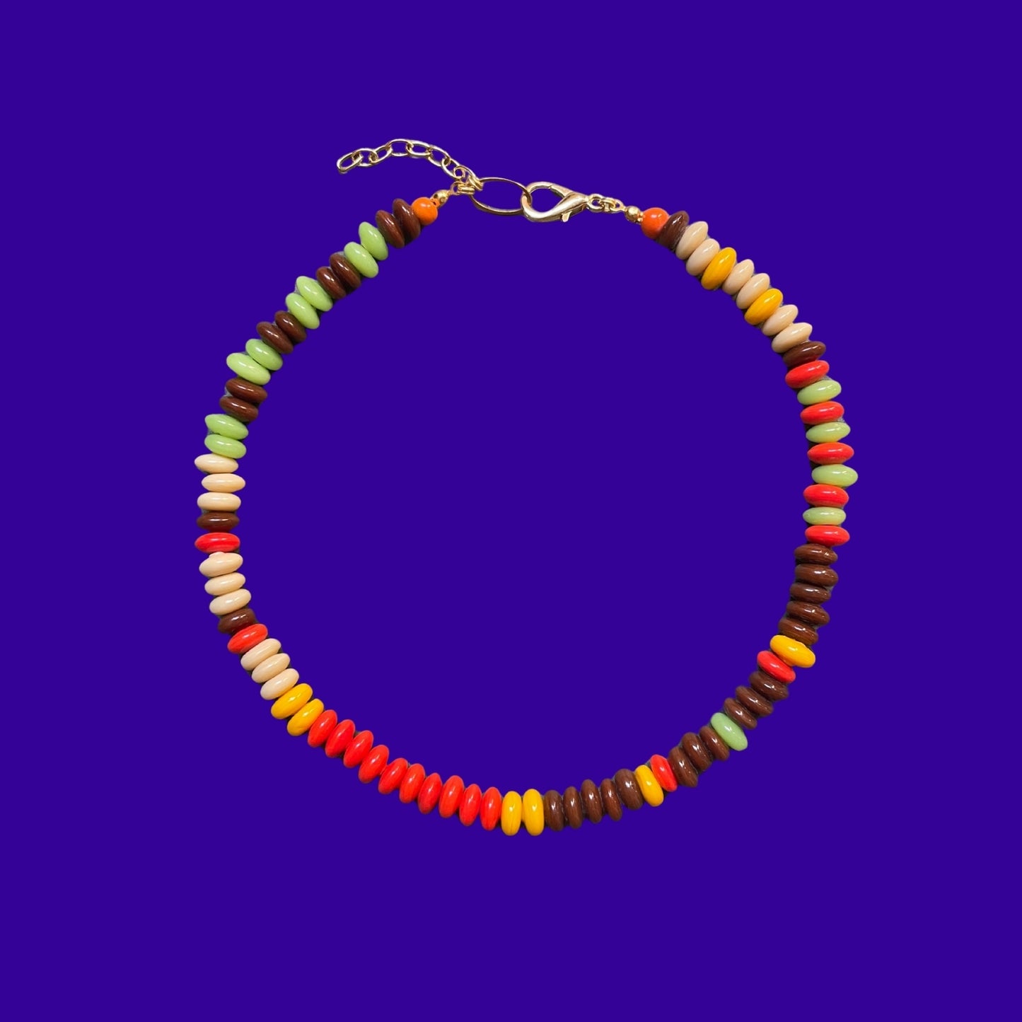 Betül | Handmade Colorful Glass Beaded Necklace