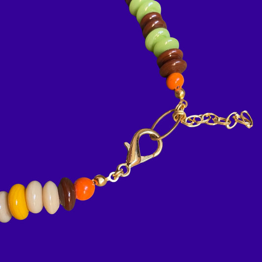 Betül | Handmade Colorful Glass Beaded Necklace