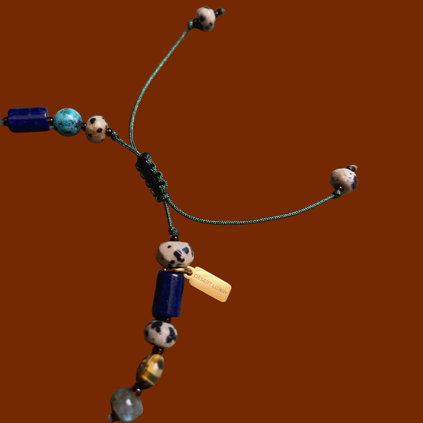 Jane | Tukan Kuşu Figürlü Boyu Ayarlanabilir Doğaltaş Bileklik