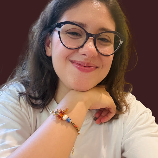 Midnight Stroll | İnci ve Doğaltaş Boncuklu Çöl Temalı Deve Bileklik