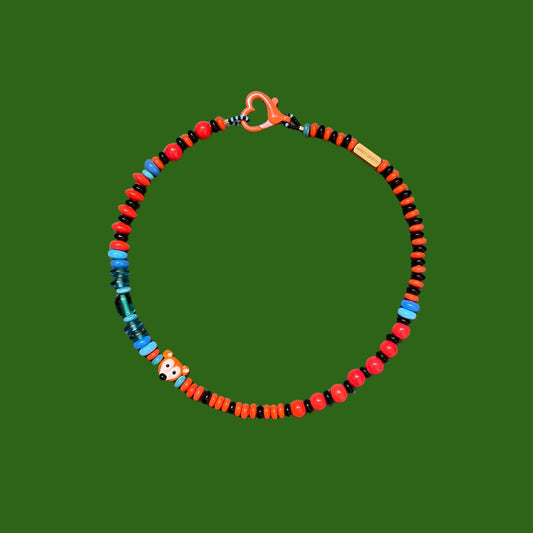 Foxy | Glass Necklace with Fox Figure