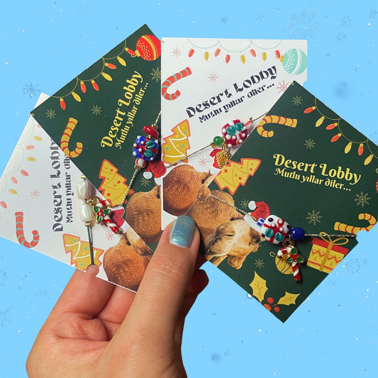 Merry Merry | Yılbaşı Temalı Özel Figürlü Sade Şans Bilekliği