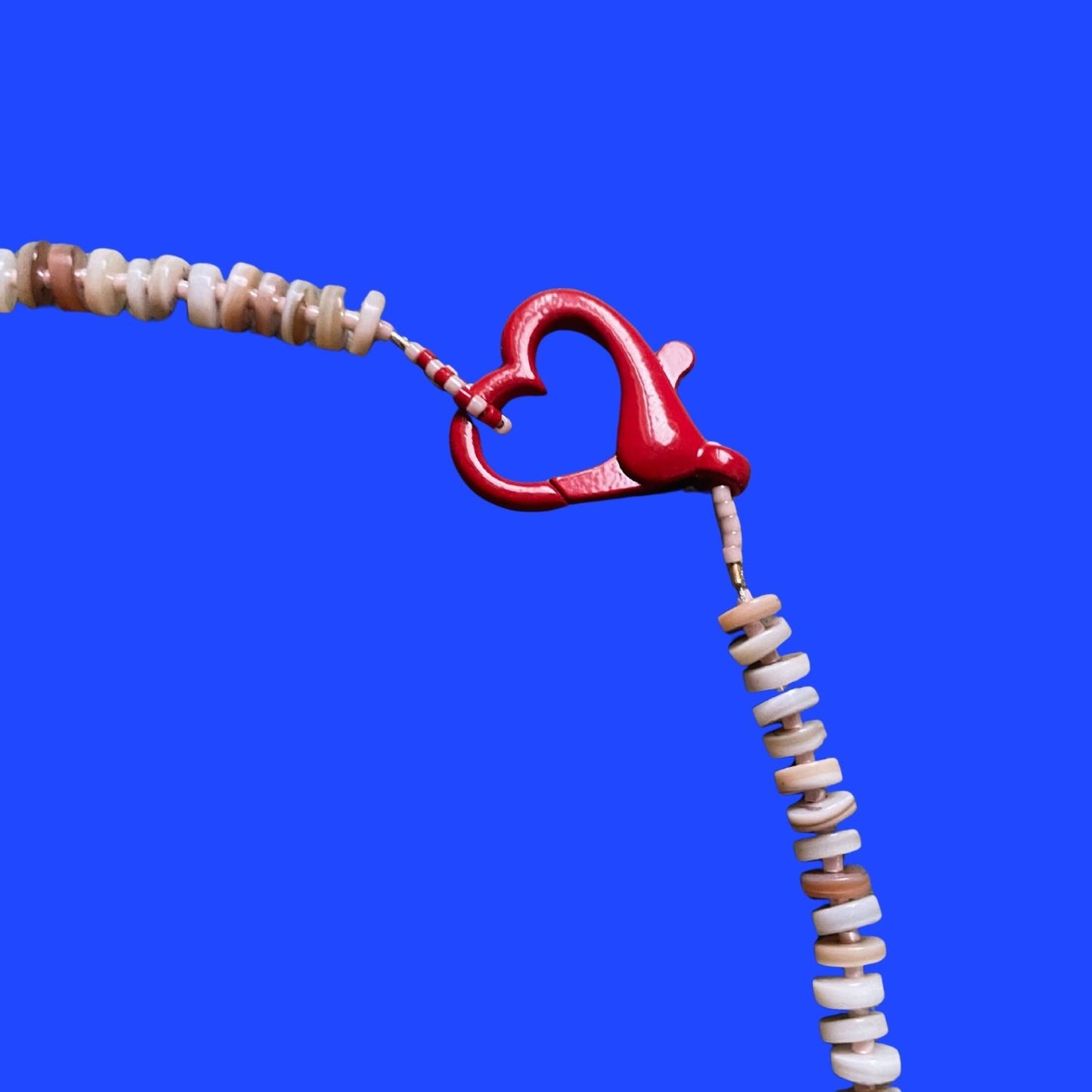 Santa Habibi | Gemstone Christmas Necklace with Santa Claus Charm