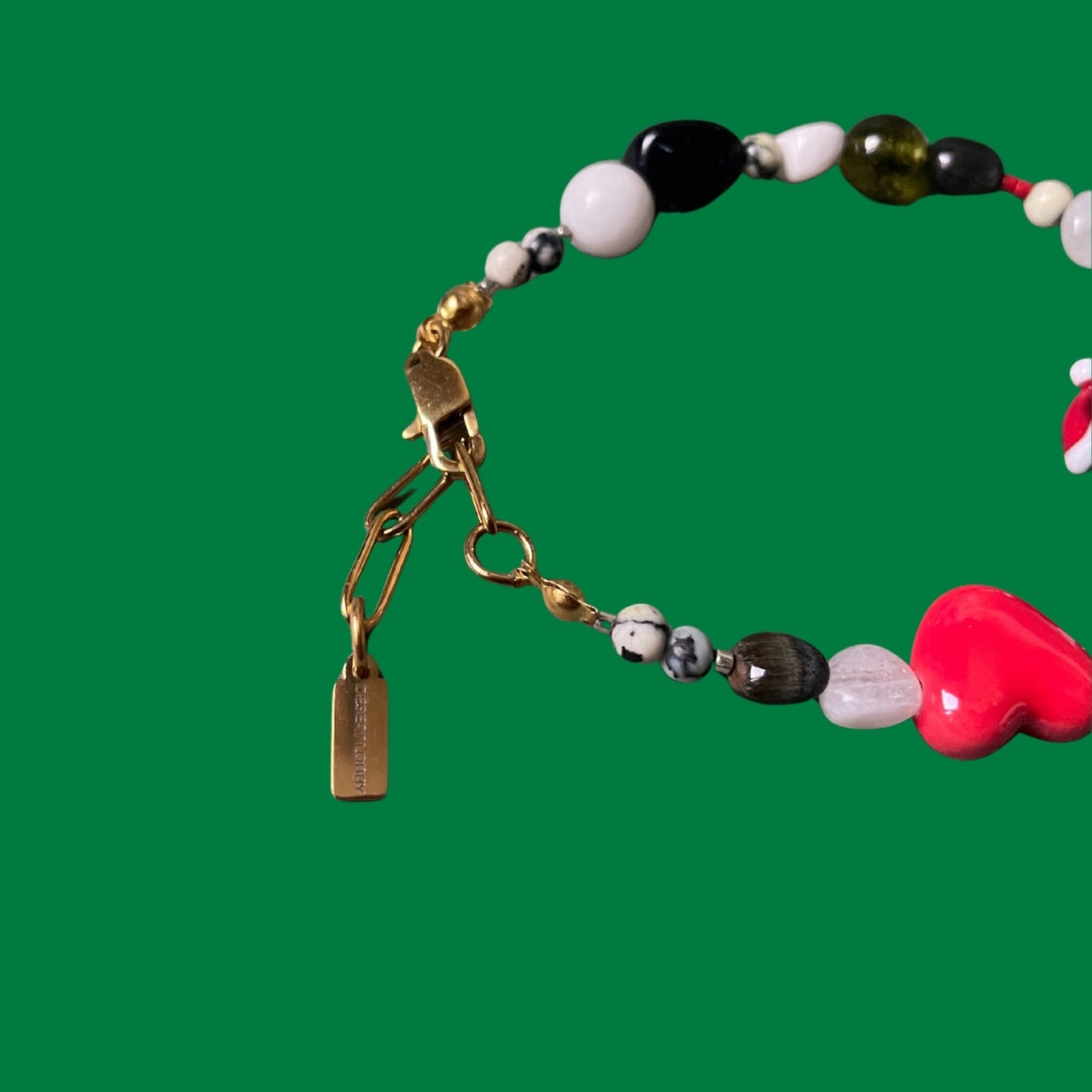 South Pole | Penguen Figürlü Doğaltaşlı Yılbaşı Bilekliği