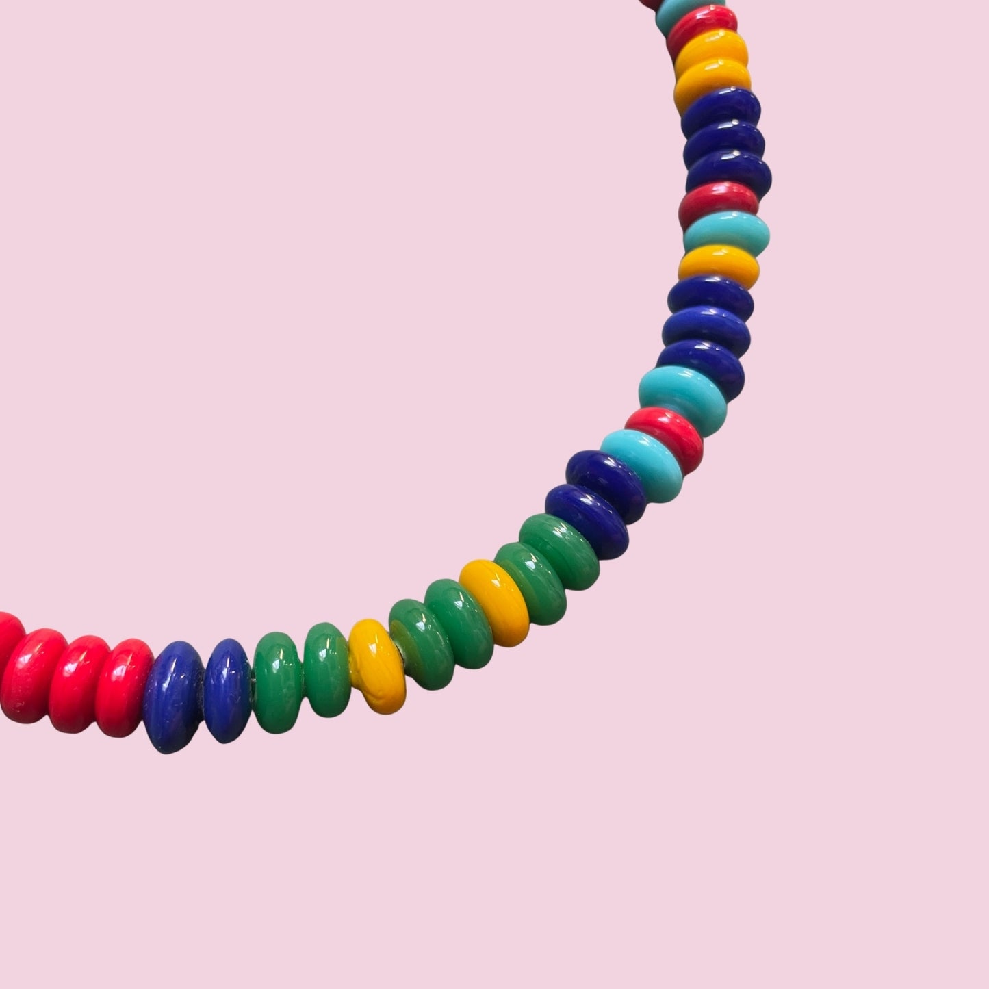 Vicky | El Yapımı Cam Boncuklu Renkli Kolye