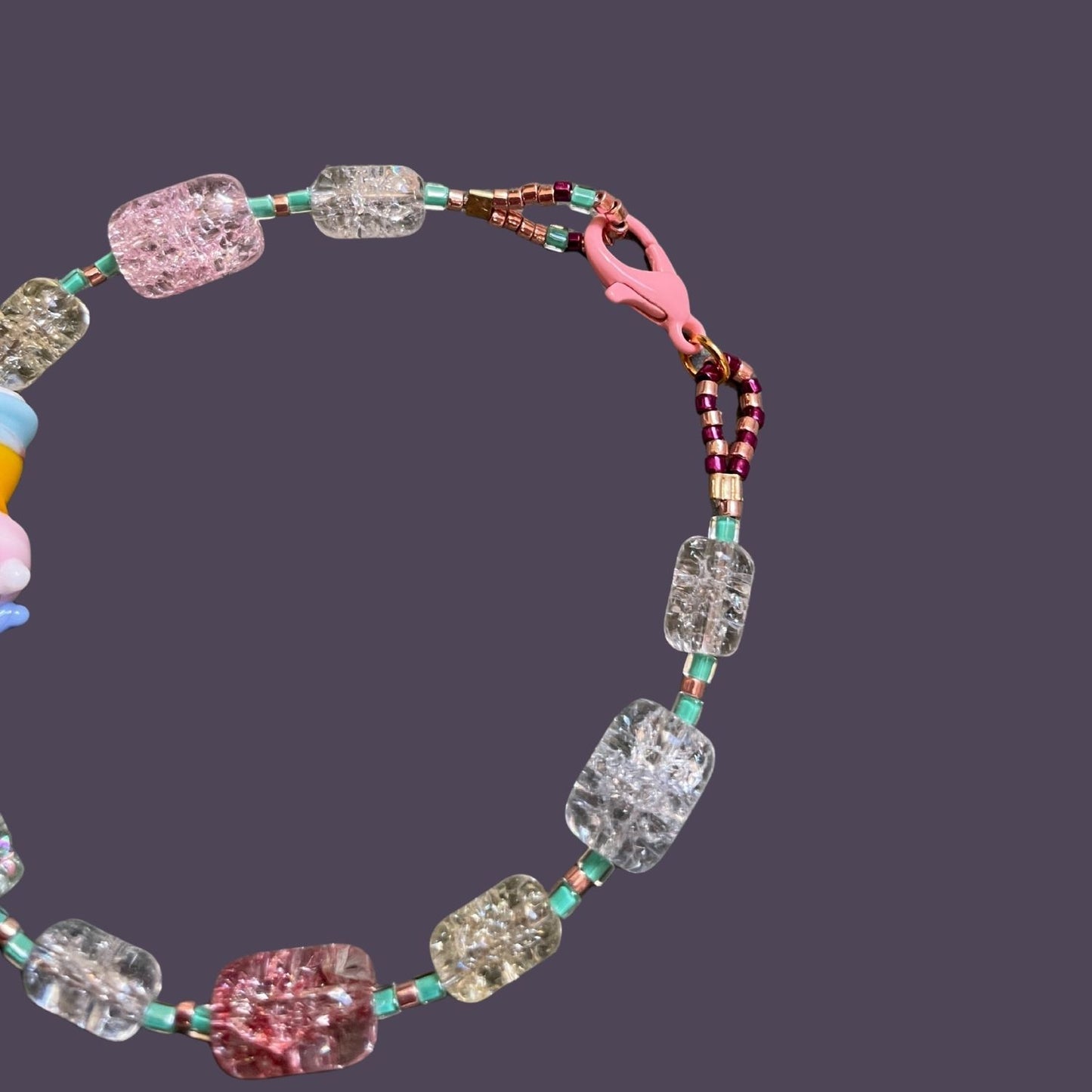 Unicorn | Tek Boynuzlu At Figürlü Necef Bileklik